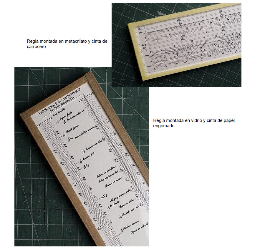 Montaje Regla Calculo Lannane 11