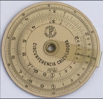 J.P., Circunferencia Calculadora 1 Vista anverso